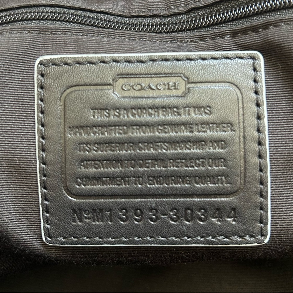 COACH - Bleecker Edgepaint Leather Satchel Shoulder Handbag - Picture 9 of 14